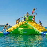 splash island inflatable water park