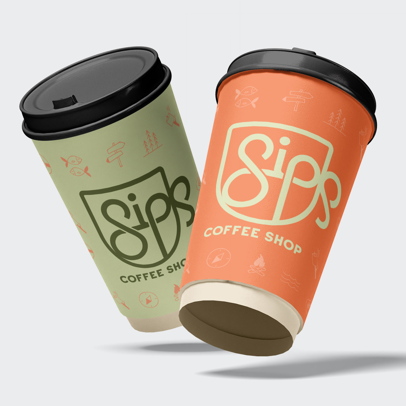 Sips Coffee Cups
