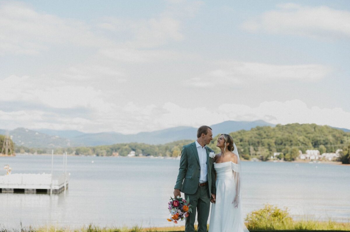 Spring Wedding Pier Lake "North Georgia wedding venue in all four seasons — The Ridges Resort on Lake Chatuge."