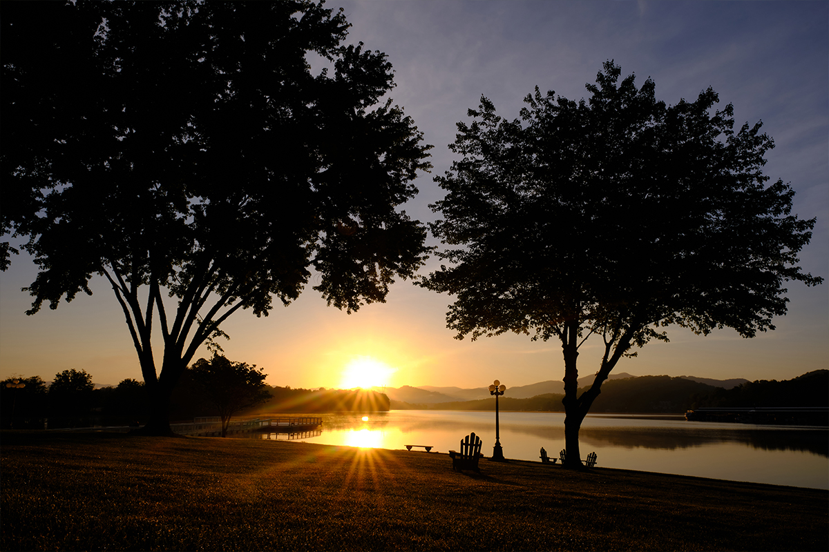 The Ridges Resort-sunrise "North Georgia wedding venue in all four seasons — The Ridges Resort on Lake Chatuge."